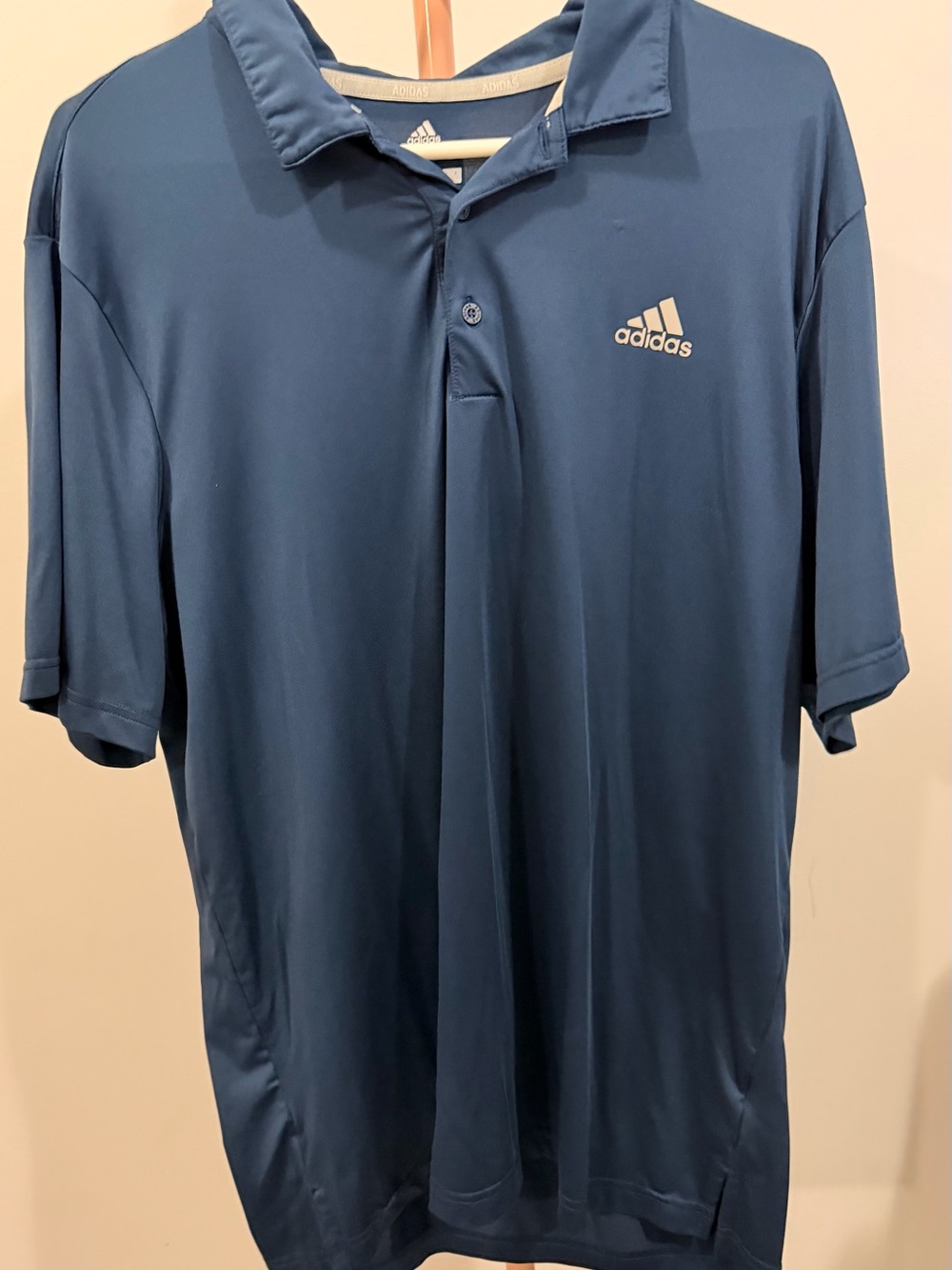 adidas Men’s Deep Blue Athletic Polo